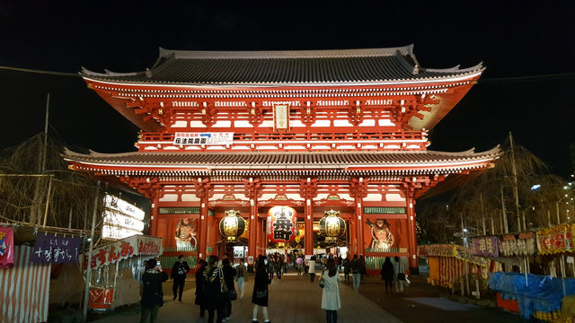 Night visit at Sensoji, Asakusa