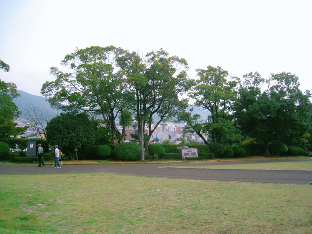 Memories of Nagasaki Peace Park in Japan