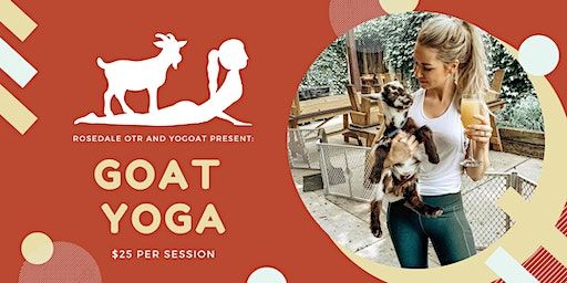 Goat Yoga at Rosedale OTR | Rosedale