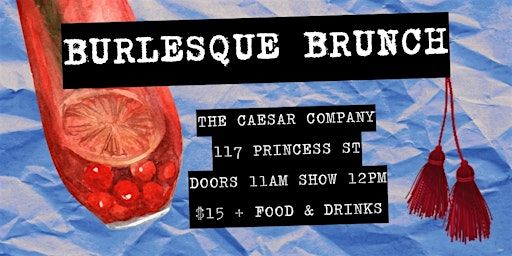Burlesque Brunch Kingston | The Caesar Company