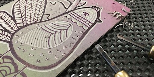 Linocut printing (2 week course) | peacock: a workshop for art