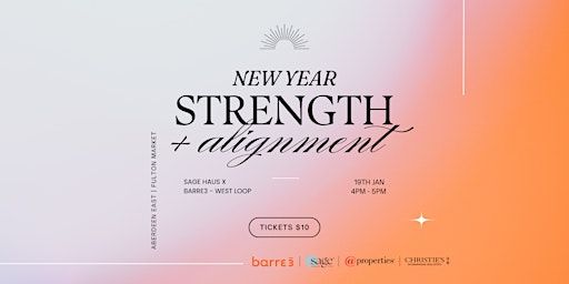 New Year Strength + Alignment with barre3 x Sage Haus | Aberdeen East