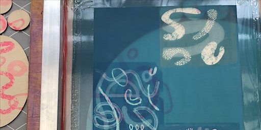 Gweithdy argraffu sgrîn gyda / Screenprinting workshop with Rebecca F Hardy | Plas Glyn y Weddw Gallery