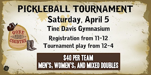 Gone Country Pickleball Tournament | Tine Davis Gymnasium