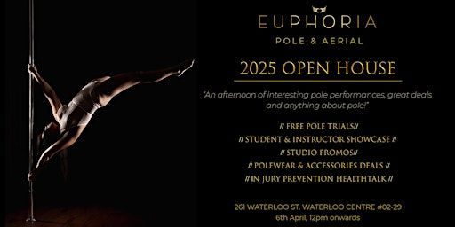 EUPHORIA POLE & AERIAL - OPEN HOUSE | Euphoria Pole & Aerial
