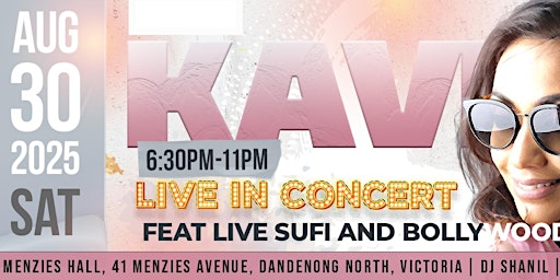 Kavita Live in Concert | Menzies Hall
