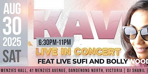 Kavita Live in Concert | Menzies Hall