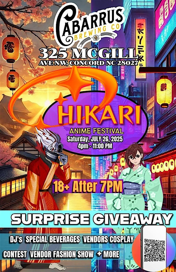 Hikari Anime Festival | 325 McGill Ave NW