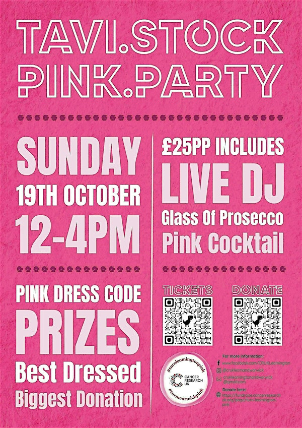 TAVI.STOCK PINK.PARTY | The Tavistock