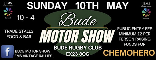 BUDE MOTOR SHOW 2026 | Bude Rugby Football Club