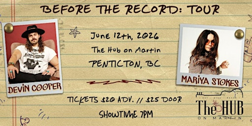 Live music @ The Hub On Martin featuring-Devin Cooper & Mariya Stokes | The Hub on Martin