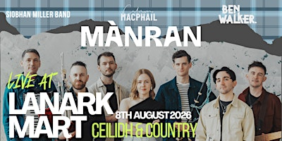LIVE AT LANARK MART CEILIDH & COUNTRY | Lanark Market