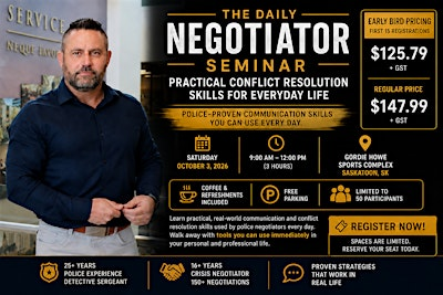 The Daily Negotiator  - Seminar Practical Conflict Resolution Skills | Gordie Howe Sports Complex (Event Centre)