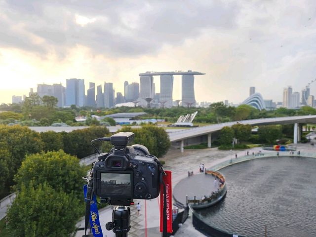 Picture perfect Sunset at Marina Barrage