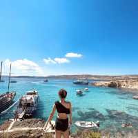 ブルーラグーンの透明度がすごい‼︎マルタに行ったらマストの離島🌴