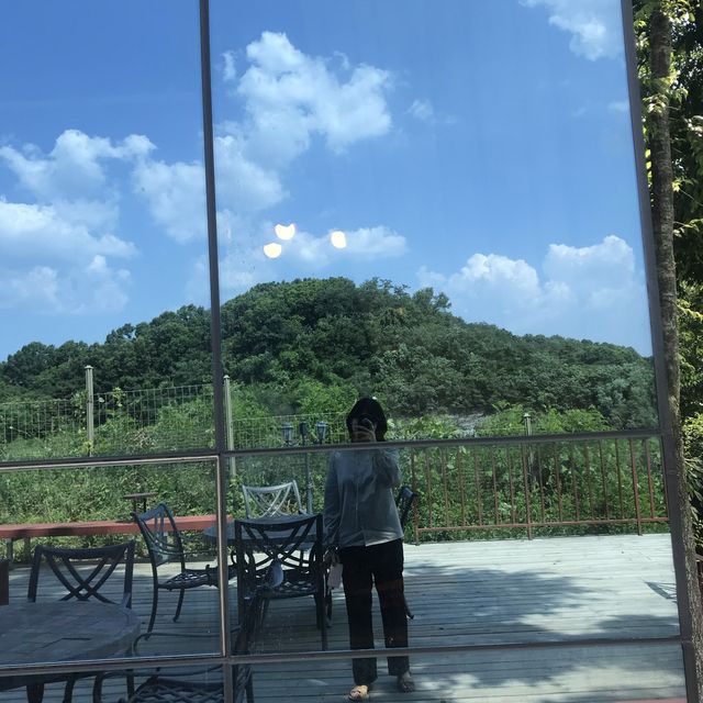 청주외곽 전망좋은 카페,하우즈필