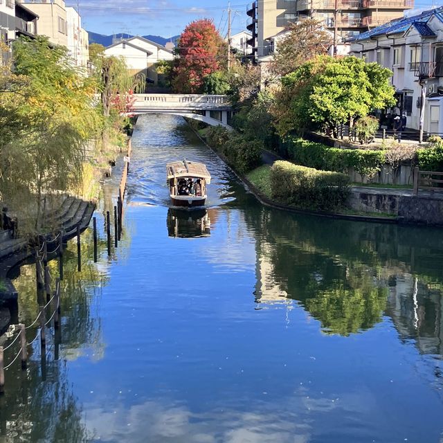 【京都】伏見の街並みを船から