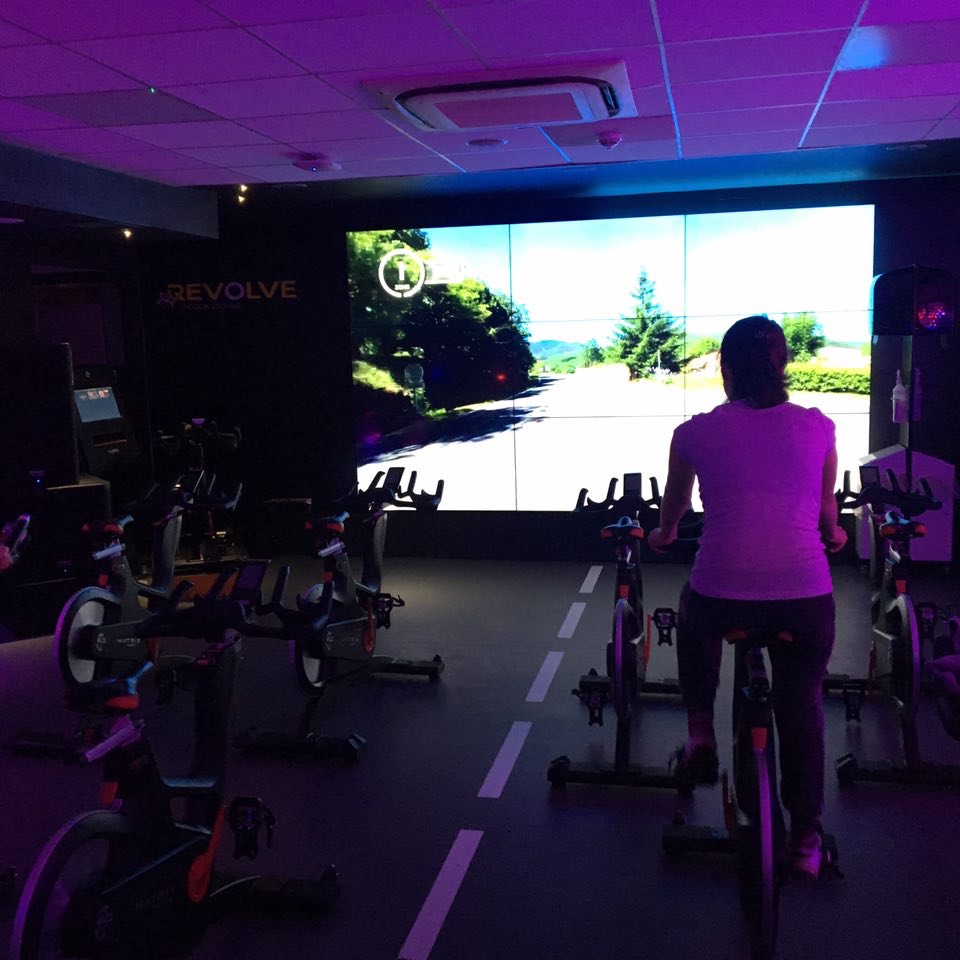 REVOLVE Indoor Cycling Virtual Reality Trip Glasgow
