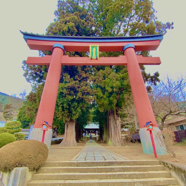 河口浅間神社の大鳥居