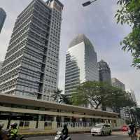 Morning walk around Jakarta
