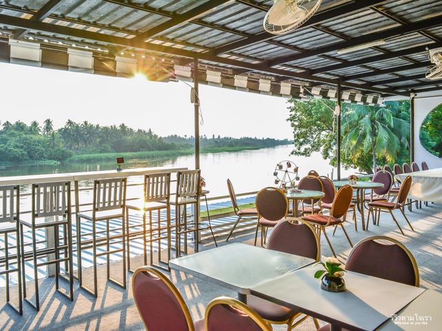คาเฟ่เปิดใหม่ริมแม่น้ำ นครปฐม