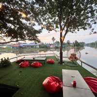 🚘ร้านระเบียงน้ำ บางระจัน 🚘