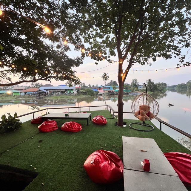 🚘ร้านระเบียงน้ำ บางระจัน 🚘