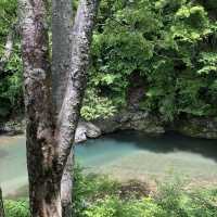 【巴淵】巴御前が泳いだと伝えられる場所