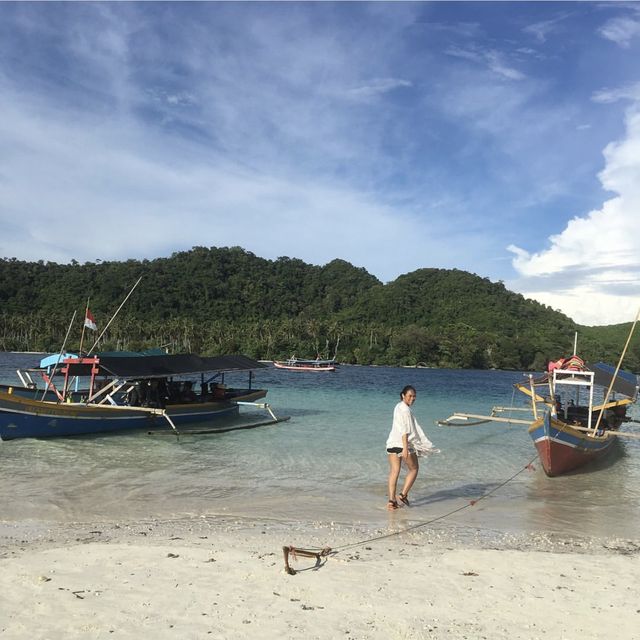 Paradise in Pahawang Island, Indonesia.