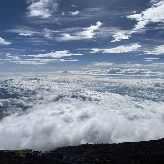 富士山の山頂