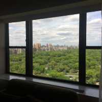 Sitting by the window & admire Central Park
