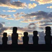 Moai in most remote inhabited island