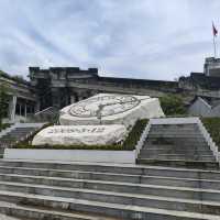 Earthquake memorial and ruins near Chengdu