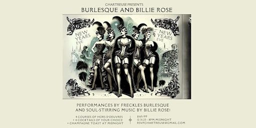 New Year's Eve : Burlesque and Billie Rose | Chartreuse Craft Cocktail Lounge
