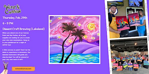Lakeland Paint and Sip – Starry Sunset | Dissent Craft Brewing (Lakeland)