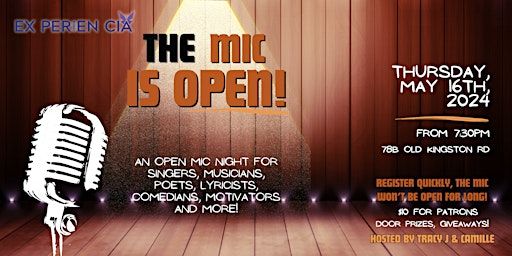 The Mic Is Open | 78B Old Kingston Rd