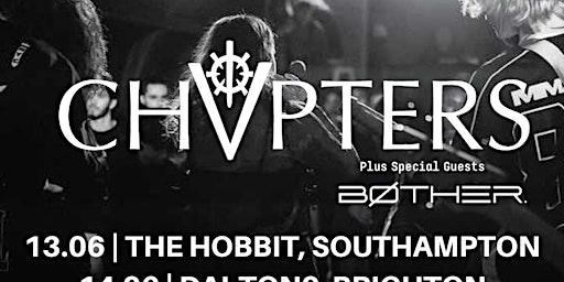 CHVPTERS (PLUS SPECIAL GUESTS) THE HOBBIT, SOUTHAMPTON | The Hobbit Pub