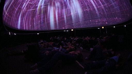 Pop Up experience in partnership with MODS: projections by Alejandra Abad | Coral Springs Gymnasium