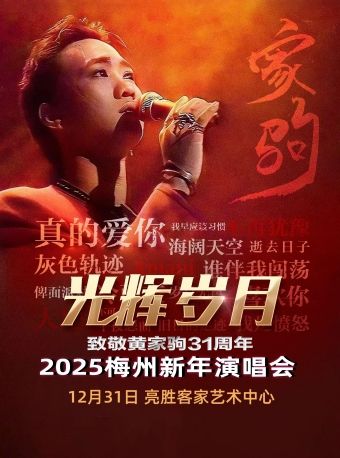 《光輝歲月》追憶黃家駒31週年新年演唱會—梅州站｜兒童親子 | 梅州亮勝客家藝術中心
