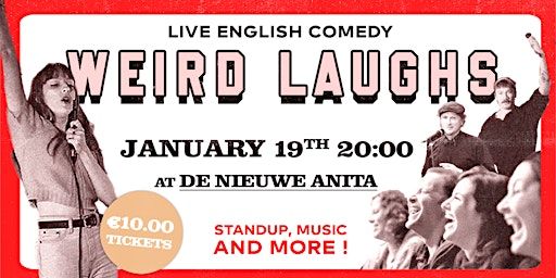 EXPAT COMEDY NIGHT: Standup, Music, Cabaret, and more! | De Nieuwe Anita