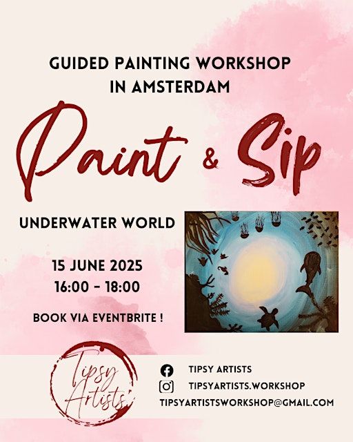 Paint & Sip Workshop - Underwater World (Learn how to paint!) | Bijlmerplein