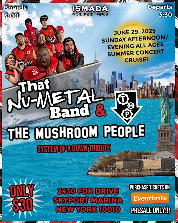 Nu metal Boat party | Skyport Marina