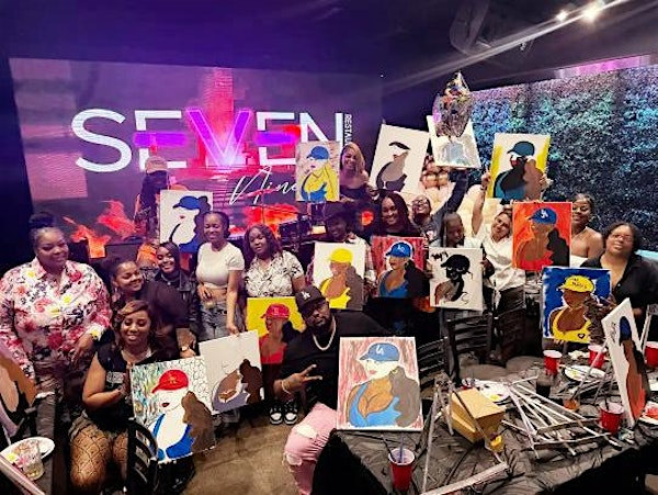 Sundays  Sip N Paint Vibes | Blue Cue