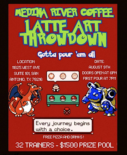 Medina River Coffee Latte Art Throwdown ( gotta pour ‘em all) | Medina River Coffee