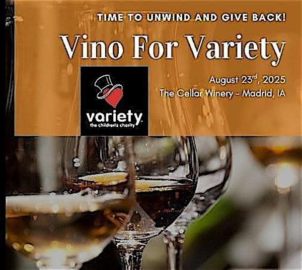 Vino for Variety - The Children's Charity | The Cellar Winery