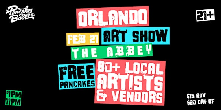 The Orlando Pancakes & Booze Art Show | The Abbey