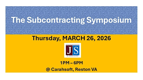 The Subcontracting Symposium | Carahsoft Conference & Collaboration Center