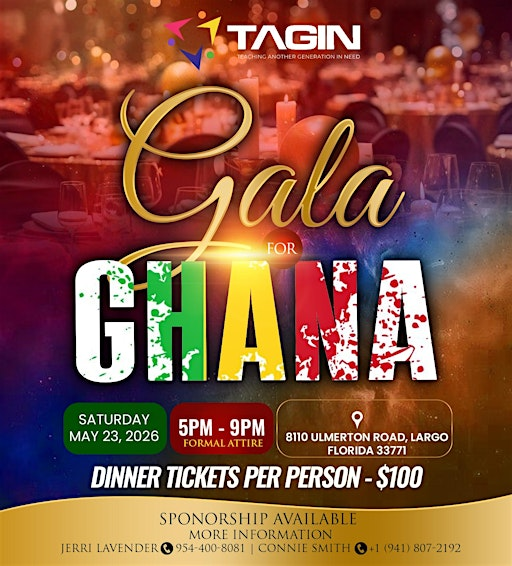 Gala for Ghana: An Evening of Impact & Purpose | 8110 Ulmerton Rd