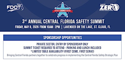 SPONSORS: Central Florida Safety Summit Sponsorship Form | Lavender on the Lake
