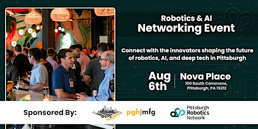 Robotics & Tech Happy Hour (Aug. 6 Edition) | Nova Place